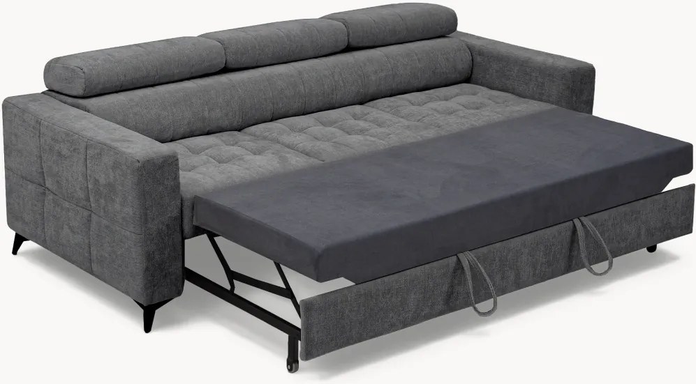 Canapea extensibilă Nardo - chenille gri Vibe 95