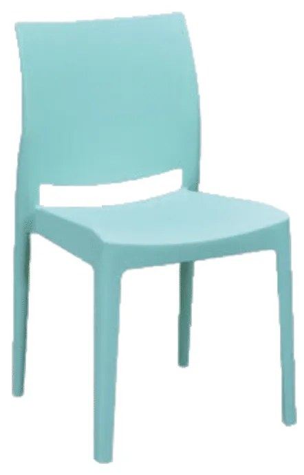 SCAUN PASTELLO - POLIPROPILENA - HORECA - ALB