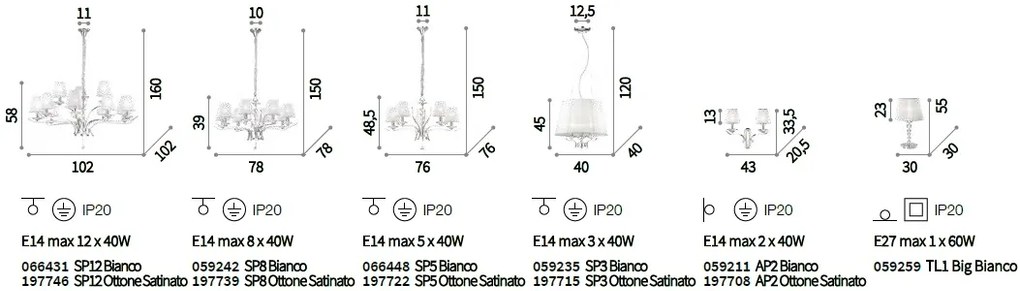 Candelabru design clasic PEGASO SP5 alama 197722