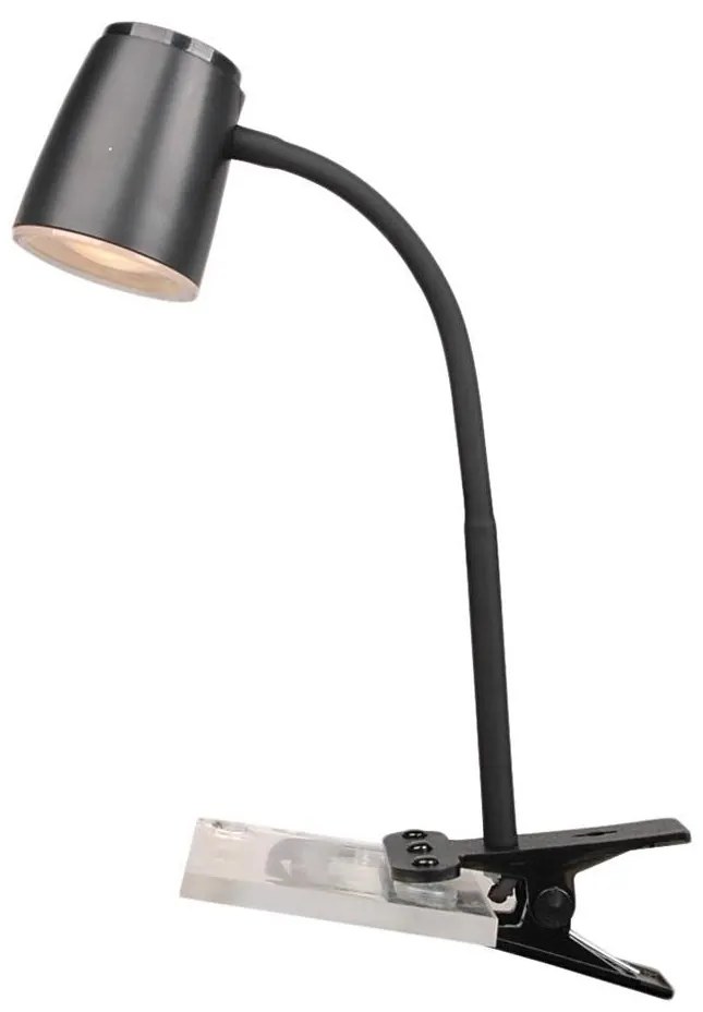 Top Light Mia KL C - Lampă LED cu clemă LED/4,5W/230V negru