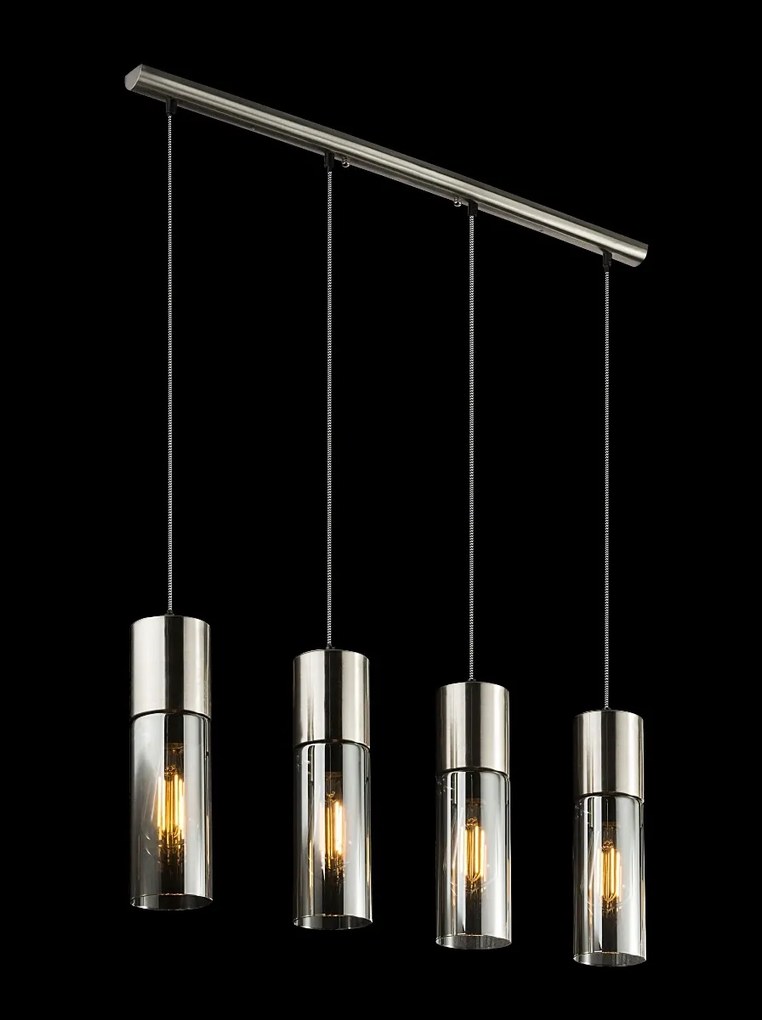 Lustra moderna cu 4 pendule ANNIKA nickel 21000-4HN GL