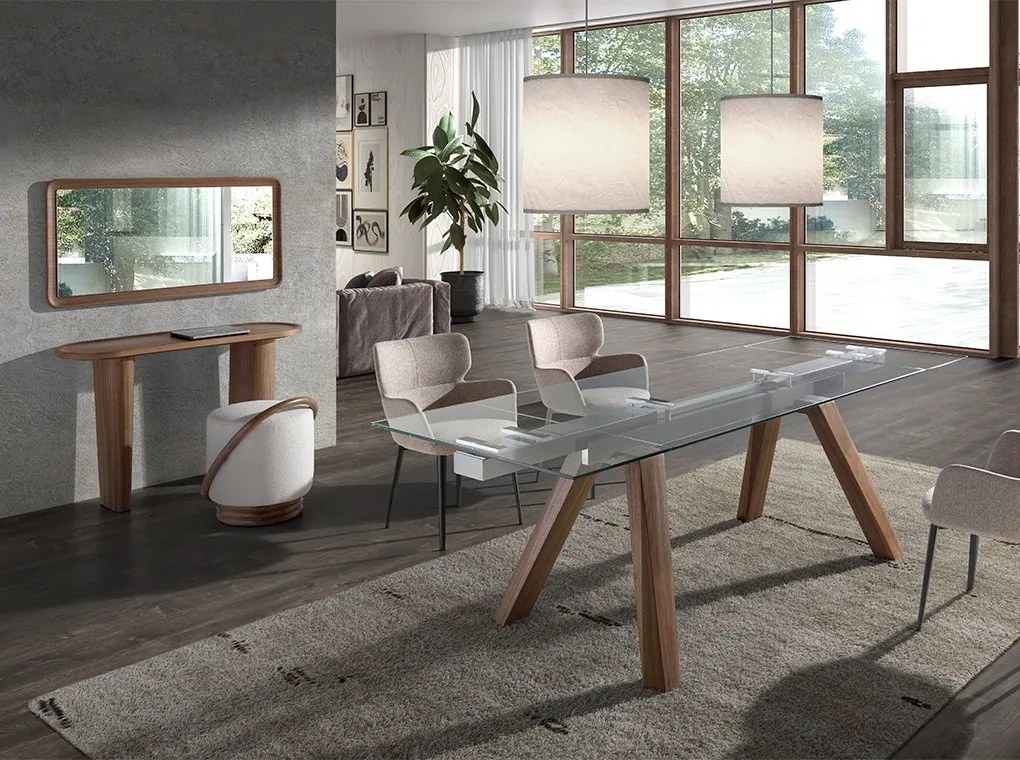 Taburete deosebit design LUX Walnut