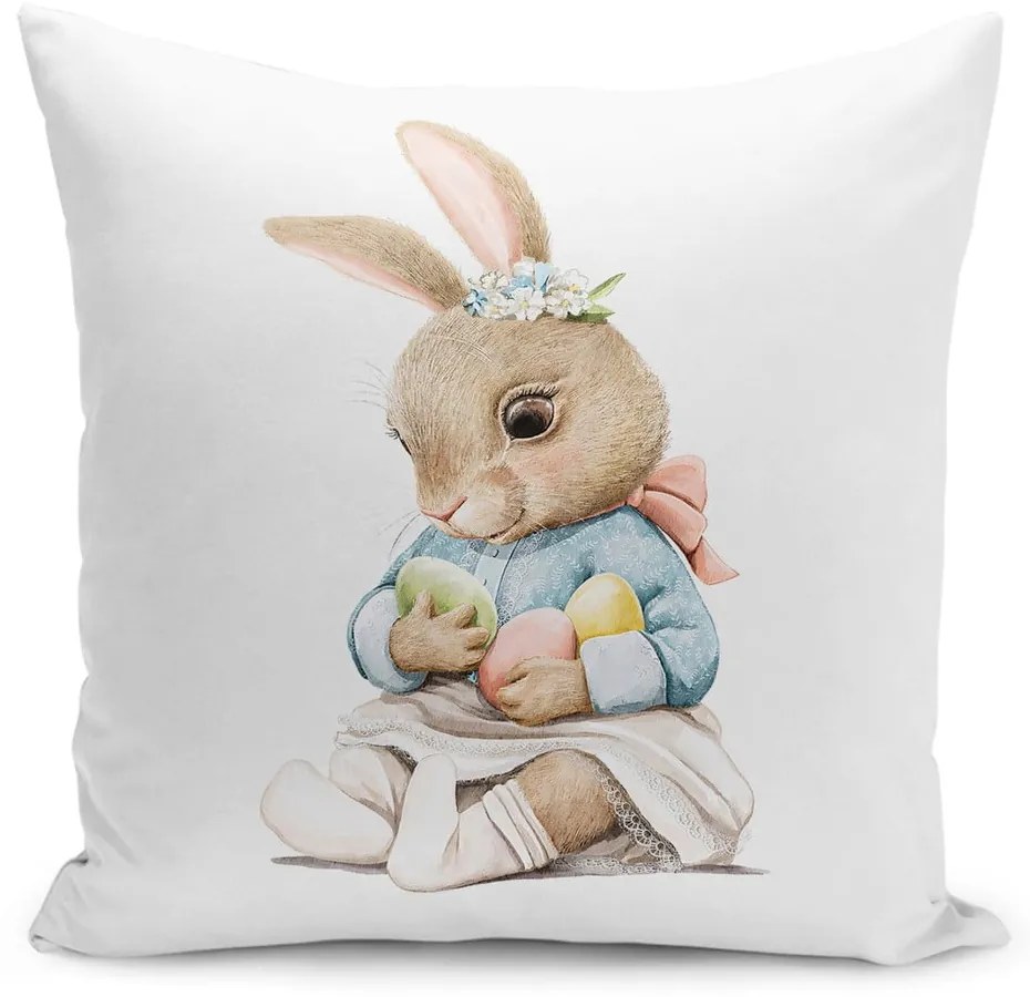 Față de pernă 43x43 cm cu model de Paști – Mila Home