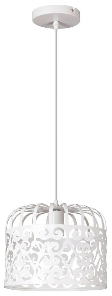 Pendul design clasic ALESSANDRA alb mat 2161 RX