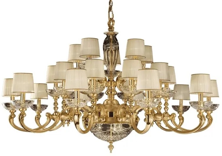 Candelabru XXL cu 25 brate LUX realizat manual Ofelia