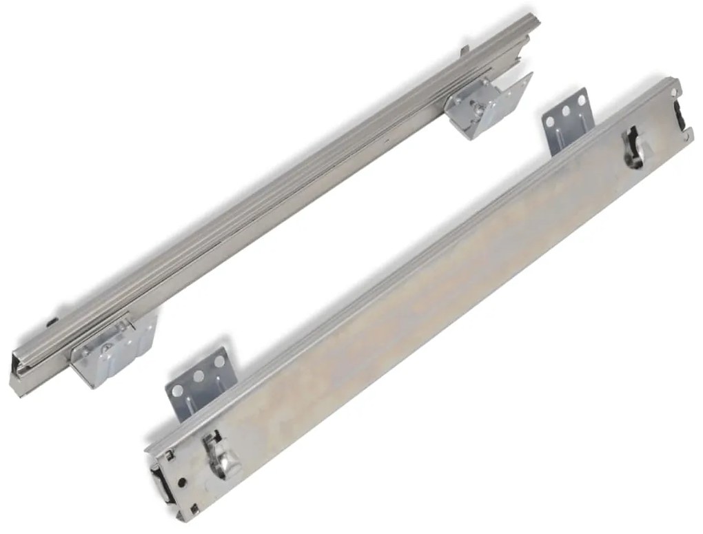 Cosuri din sarma retractabile, 2 buc., argintiu, 800 mm Argintiu, 800 mm