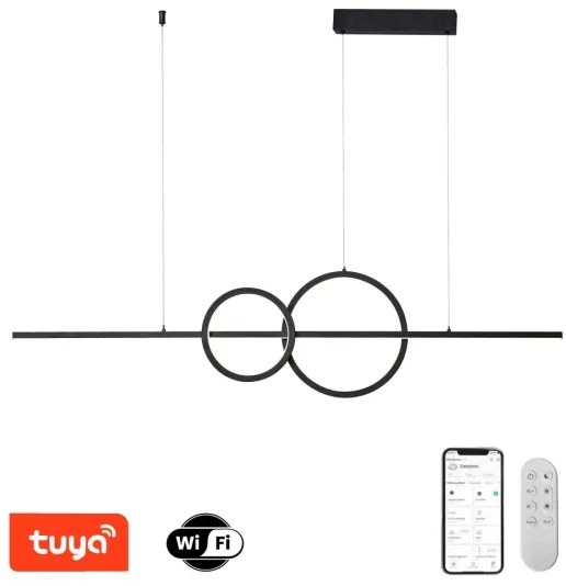 Lustră LED dimabilă pe cablu Immax NEO 07236L LITE RONDAS LED/56W/230V Tuya + telecomandă