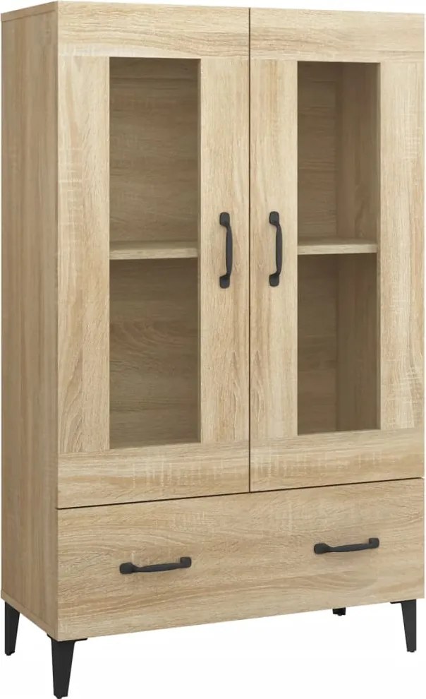vidaXL Dulap înalt, stejar sonoma, 70x31x115 cm, lemn prelucrat