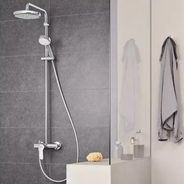 Coloana de dus cu baterie monocomanda Grohe Tempesta Cosmopolitan 250