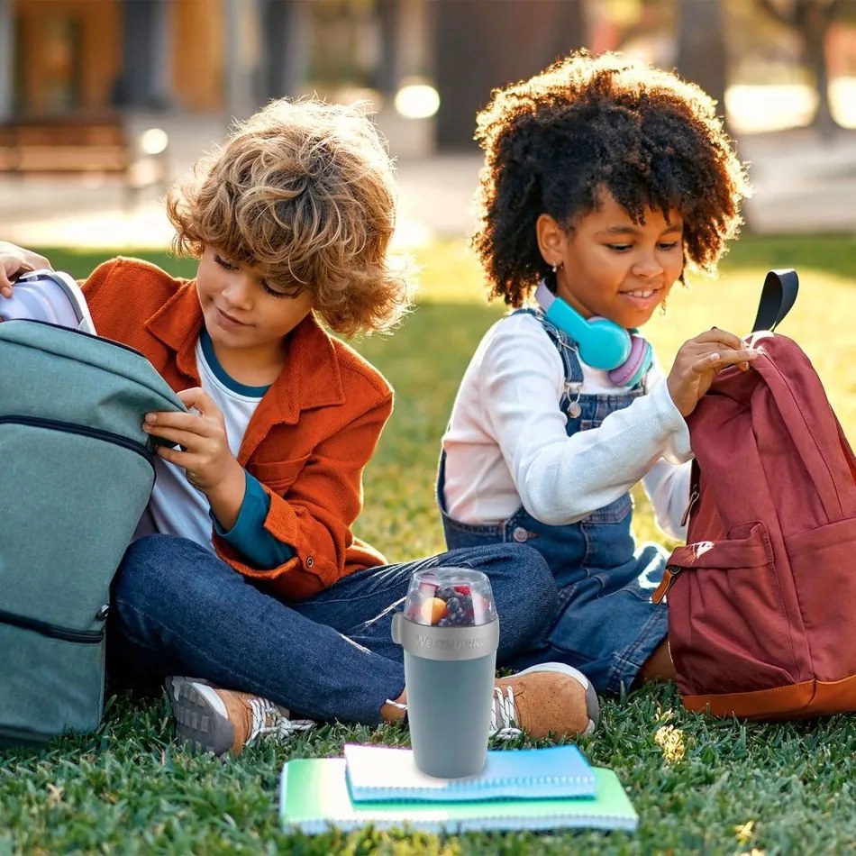 Cutie pentru gustări din două piese Westmark, 700ml, albastru, S