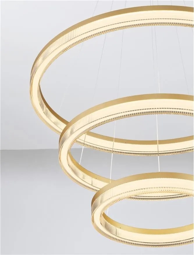 Lustra suspendata LED CCT design circular Luana 80cm NVL-9130637