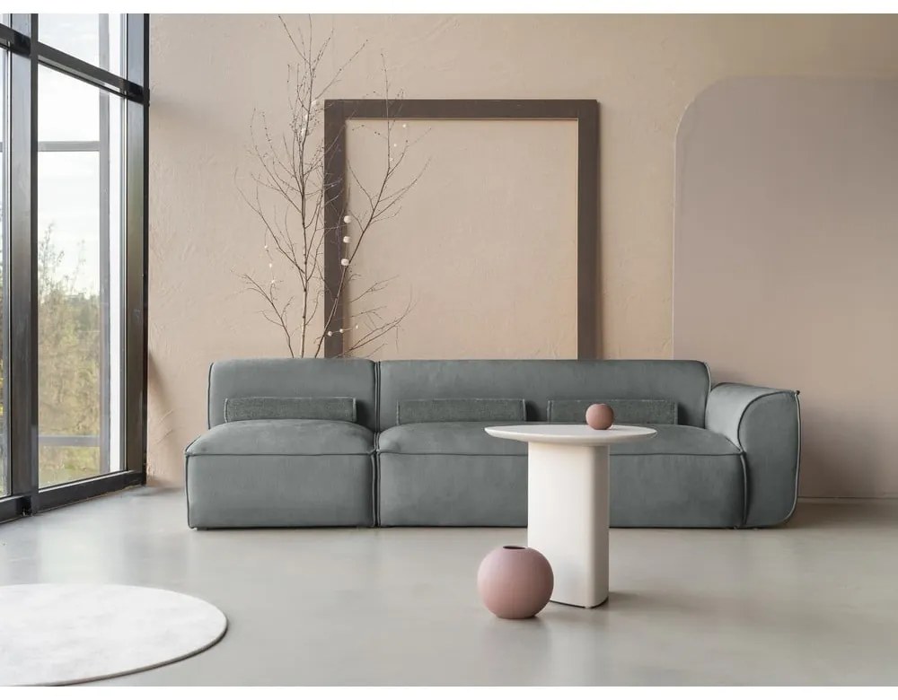 Șezlong modular verde (cu colț pe partea dreaptă) Flex Felix – Miuform