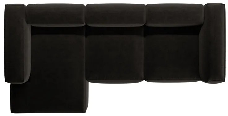 Coltar 3 locuri Bergamo stofa L304 cm
