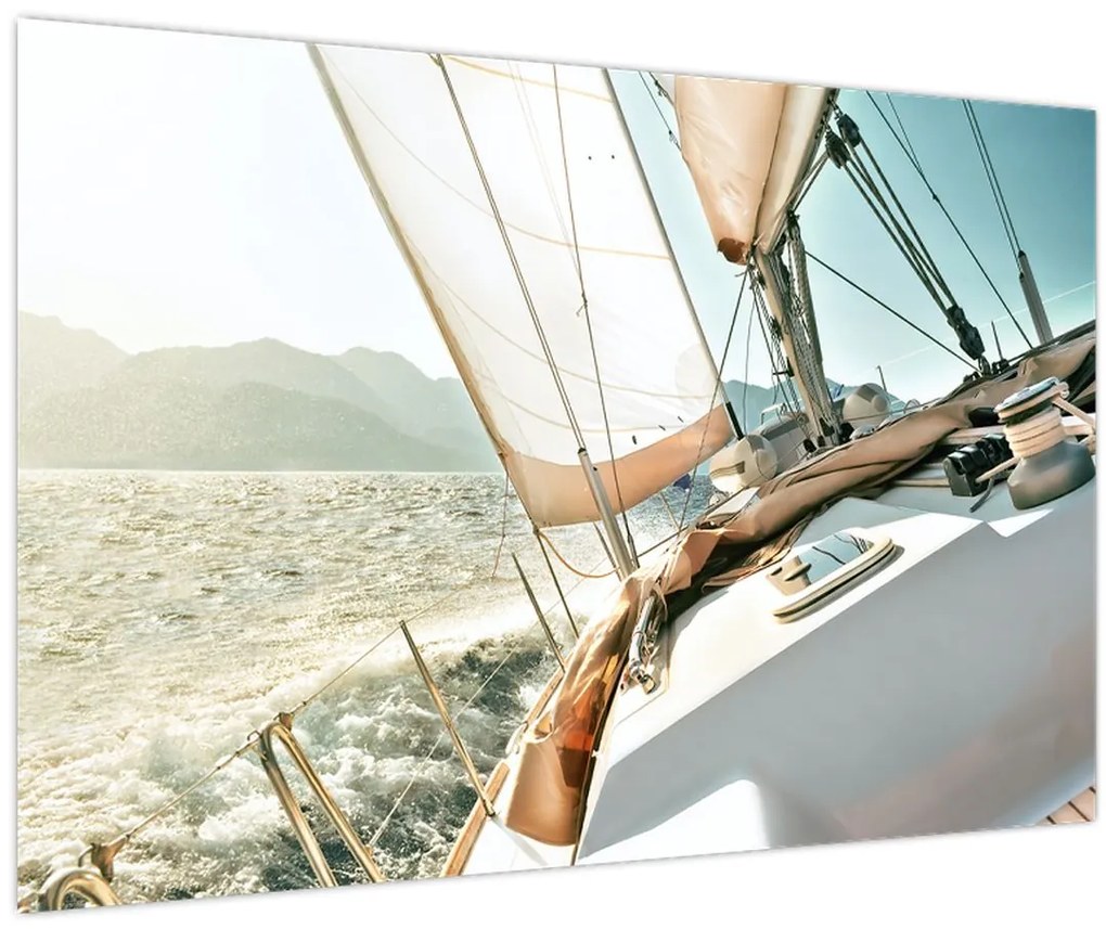 Tablou - Yacht (90x60 cm)