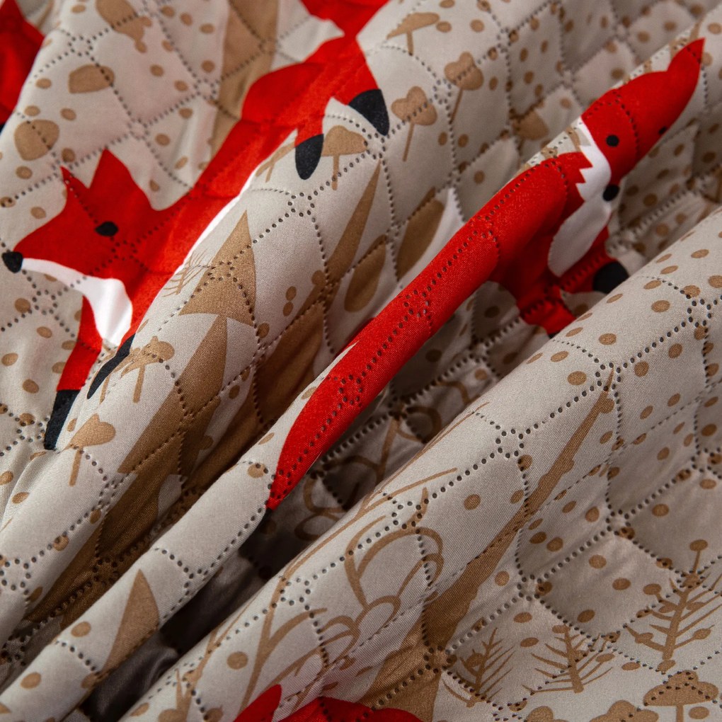 Cuvertura de pat RED FOX maro Dimensiune: 220 x 240 cm