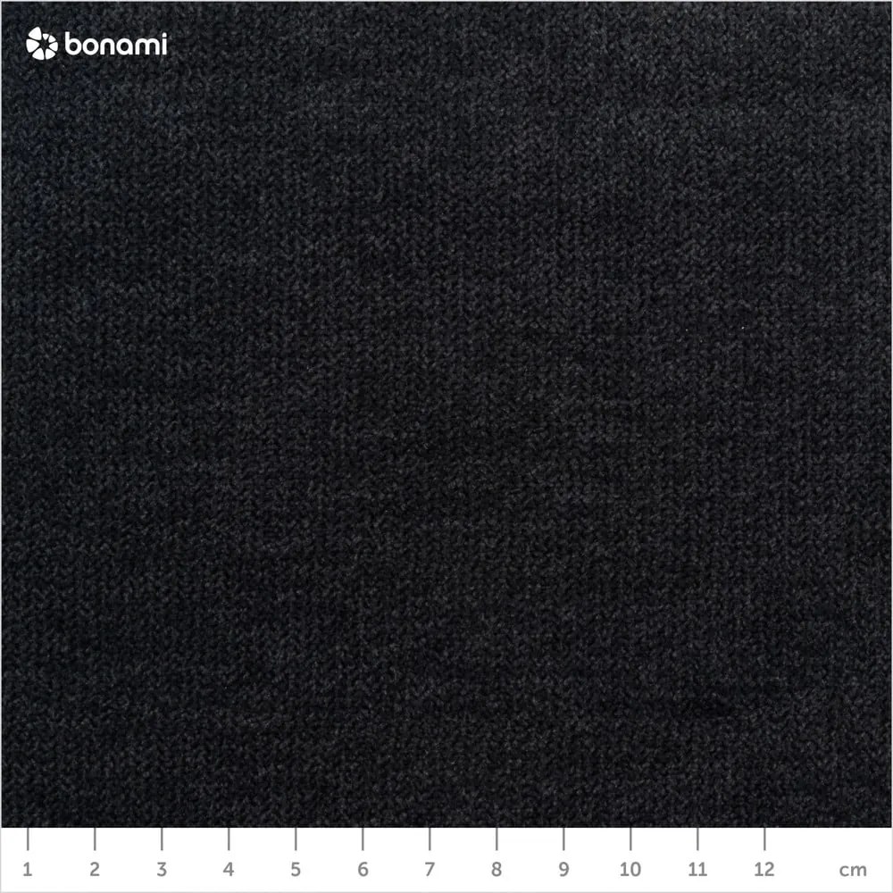 Colțar extensibil cu spațiu pentru depozitare Melart Louise, negru