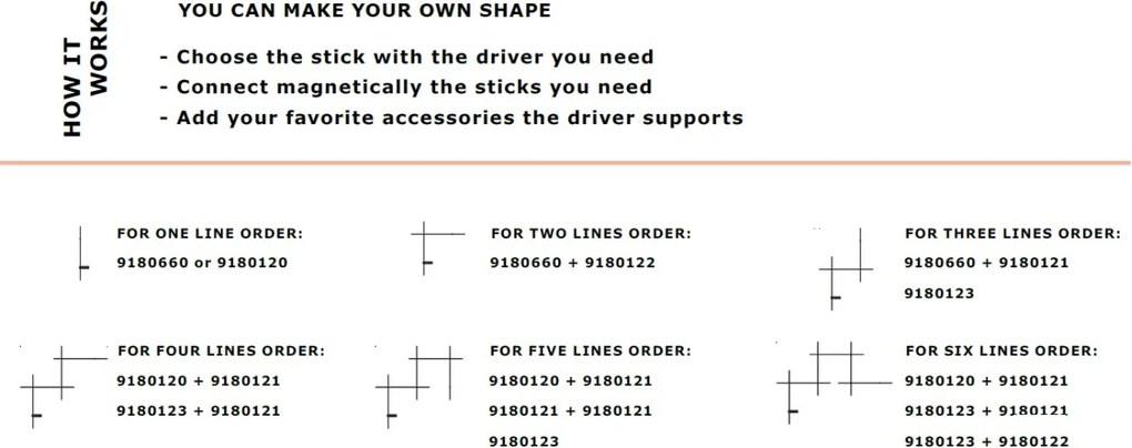 Accesoriu Libo 6W, Corp de iluminat pentru sistemul magnetic-decorativ MAGNA