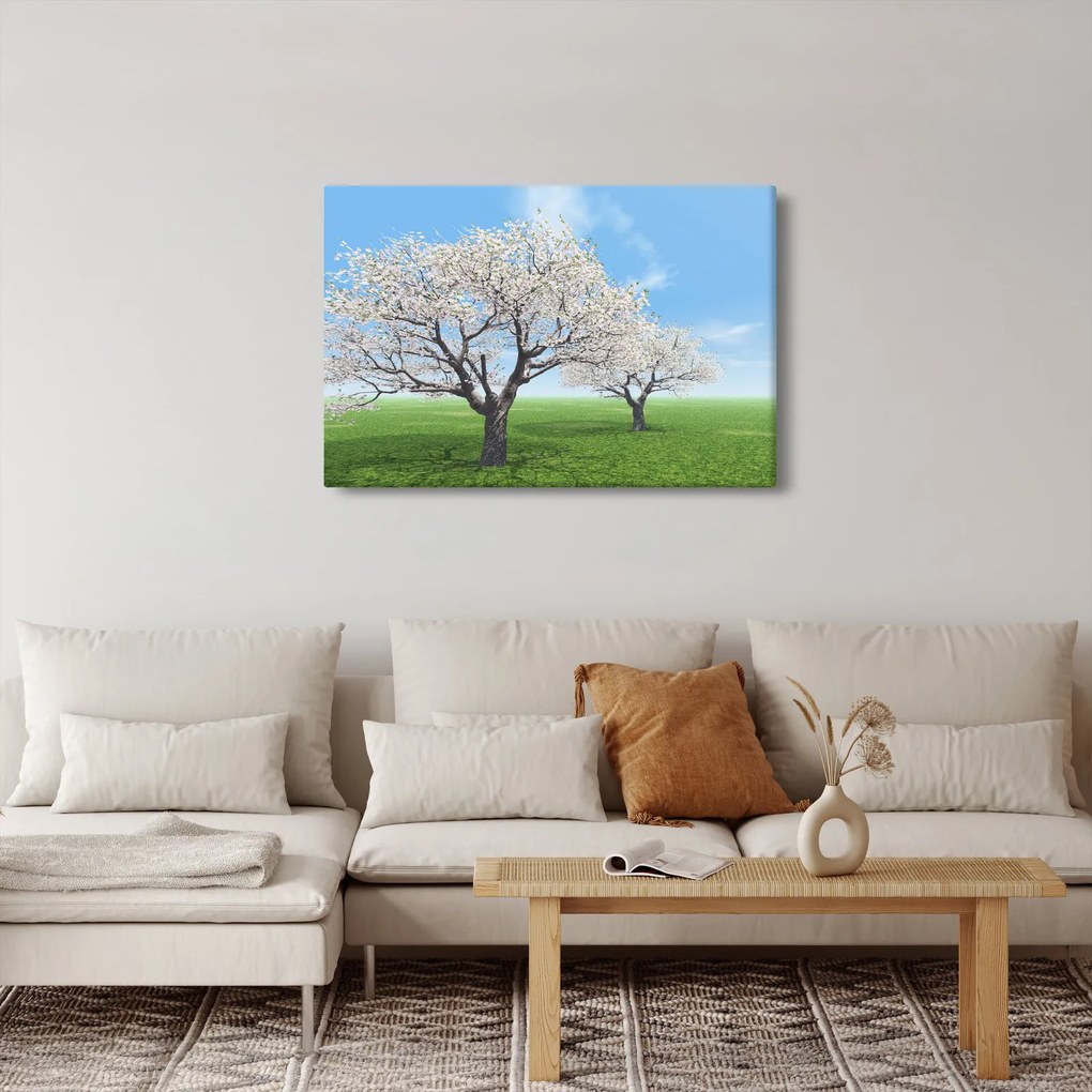 Tablou cu copaci (90x60 cm)
