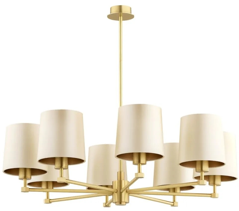 Candelabru 8 brate modern PRINCETON bej