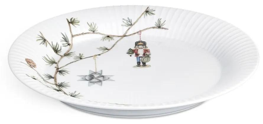 Farfurie din porțelan pentru Crăciun Kähler Design Hammershoi Christmas Plate, ⌀ 27 cm