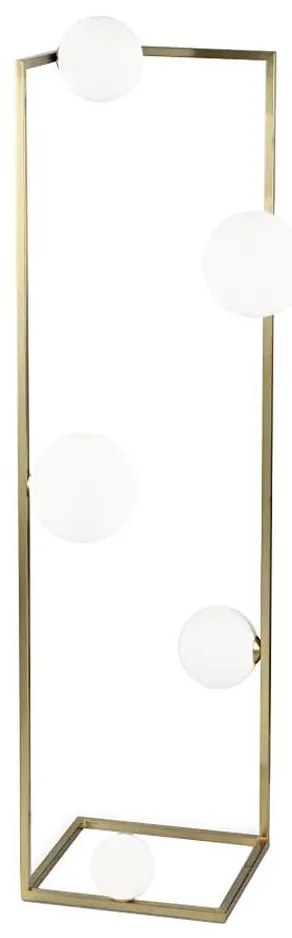 Lampadar LED Ideal Lux ANGOLO 5xG9/3W/230V alamă