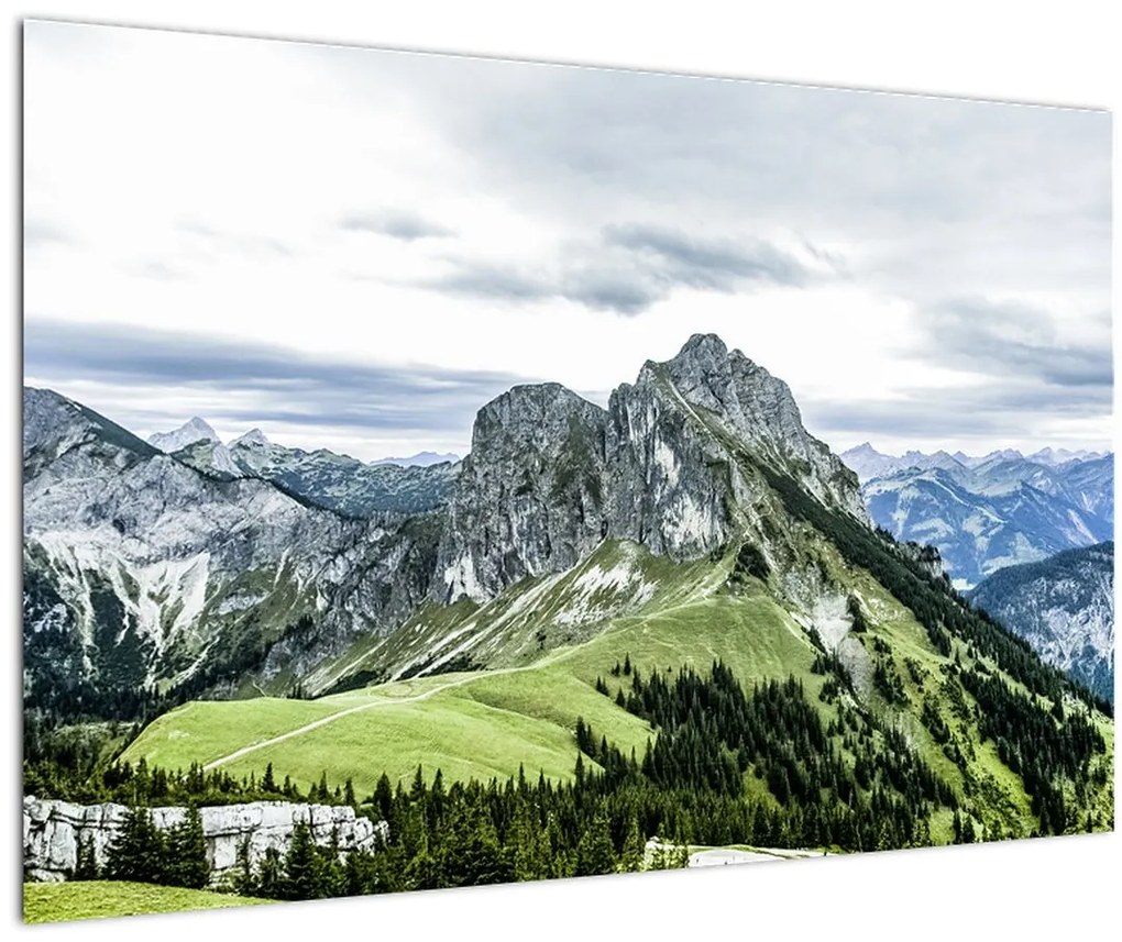 Tablou - Crestele munților (90x60 cm)