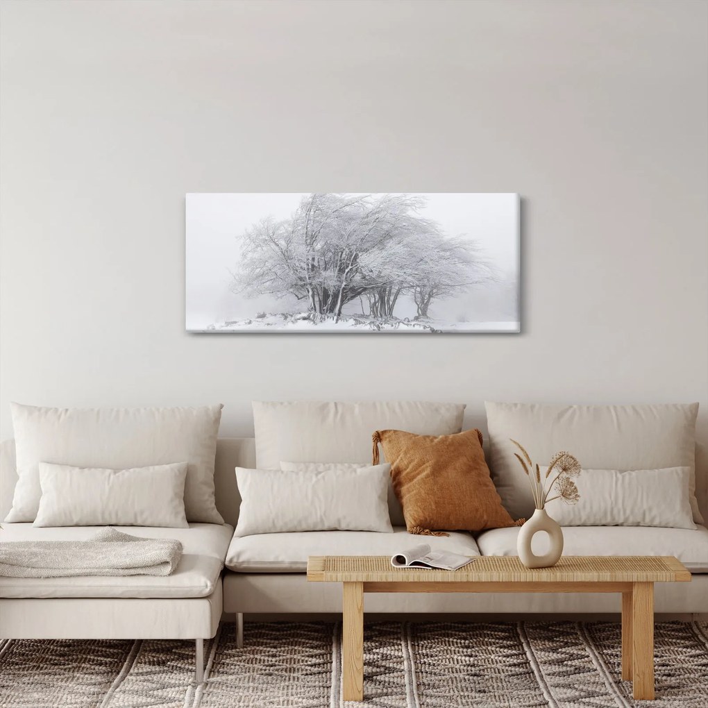 Tablou - Iarnă albă (120x50 cm)