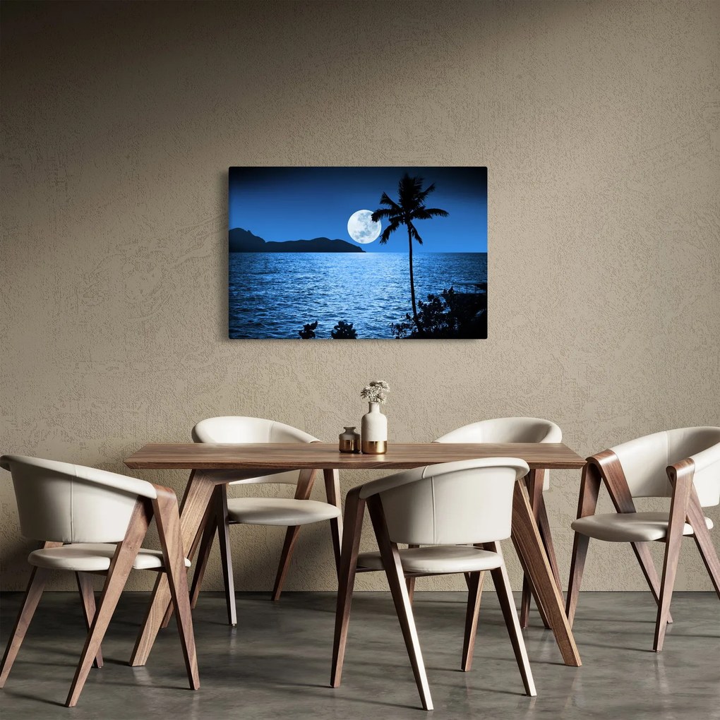 Tablou - Luna deasupra nivelului mării (90x60 cm)