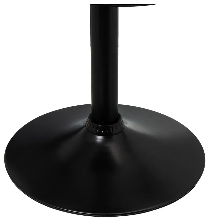 Scaune de bar negre cu înălțime ajustabilă 2 buc. din imitație de piele (înălțime șezut 72 cm) – Casa Selección