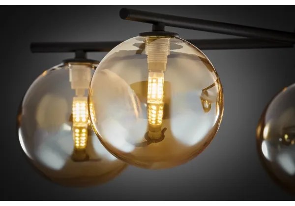 Lustră aplicată Jupiter 2047 PRATO 5xG9/10W/230V negru/bej