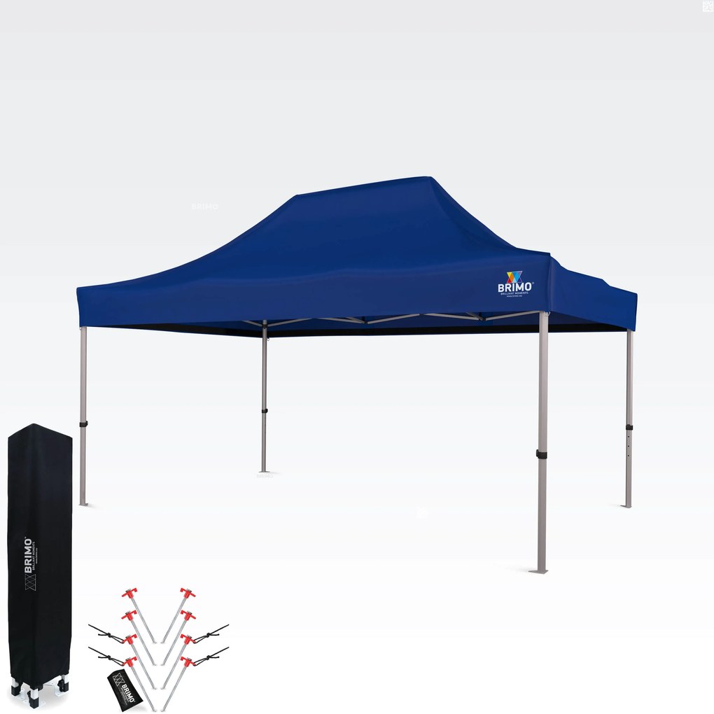 Cort de petrecere pentru grădină 3x4,5 m: Colțul dumneavoastră pentru relaxare și petreceri - fără pereți - Albastru