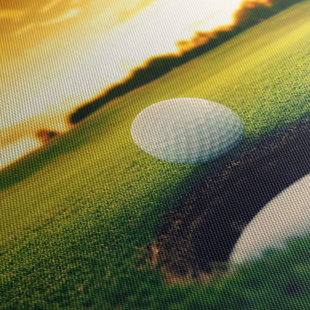 Tablou - Golf (cu ceas) (90x30 cm)