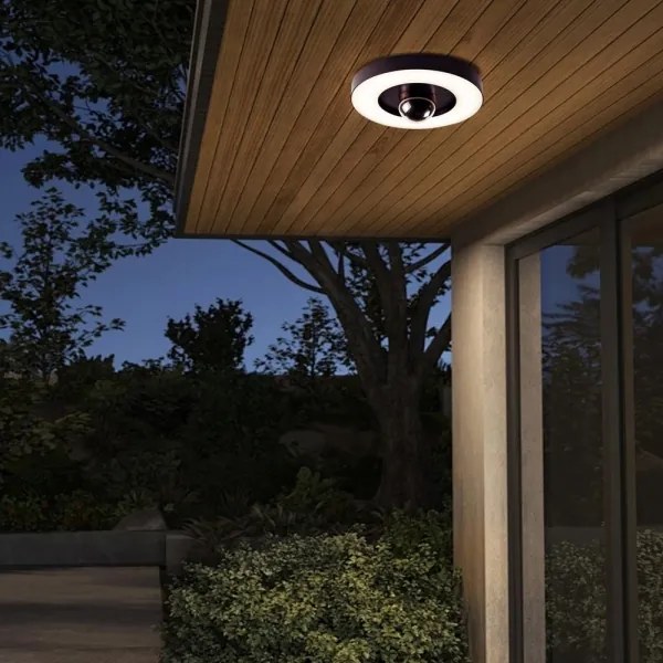 Cameră LED inteligentă de supraveghere cu iluminare Immax NEO 07792L RING 22W/230V Wi-Fi Tuya
