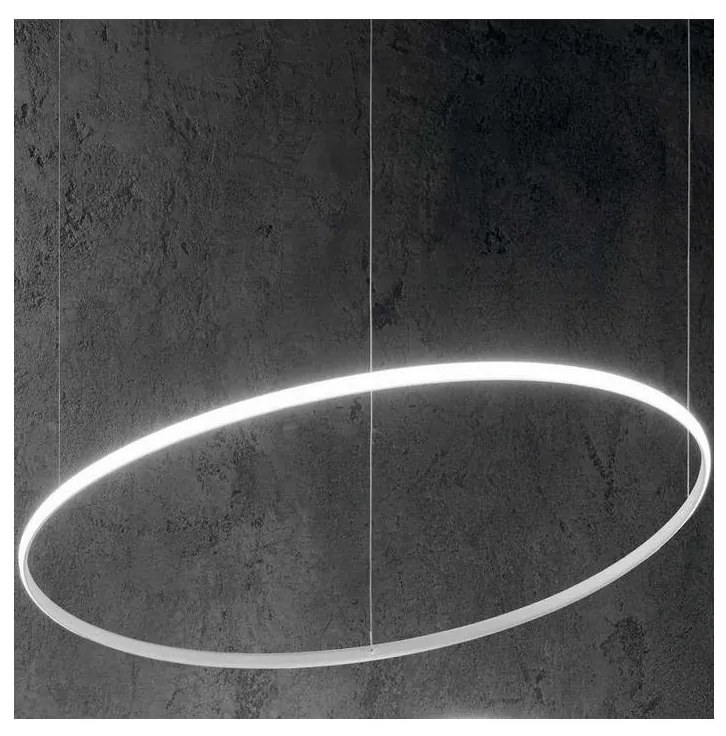 Lustră LED pe cablu Ideal Lux HULAHOOP LED/28W/230V 3000K d. 61 cm CRI 90 alb