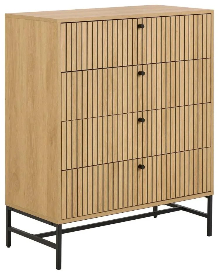 Comodă cu sertare OLIVIA, stejar