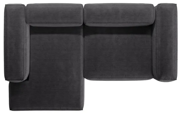 Coltar 2 locuri Bergamo velur reiat L244 cm