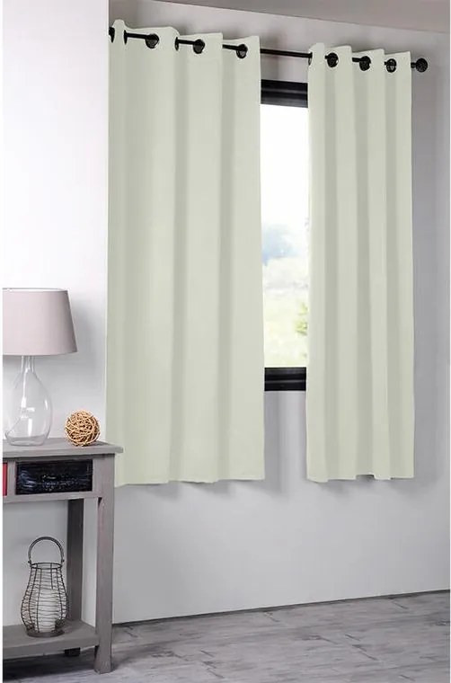 STOF Draperie groasă blackout NOTTE crem deschis 135 x 180 cm set 2 buc