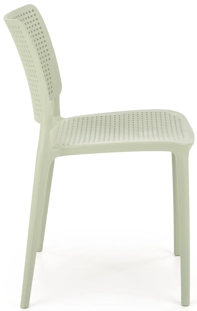 Scaun din plastic mentol K514