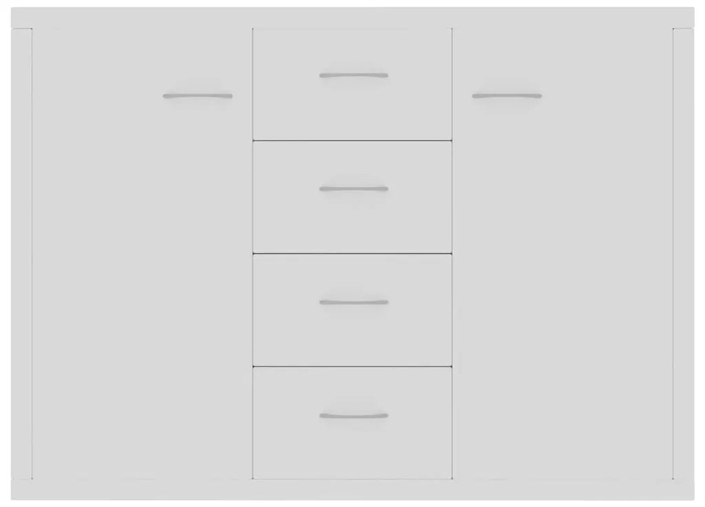 Servanta, alb, 88 x 30 x 65 cm, PAL