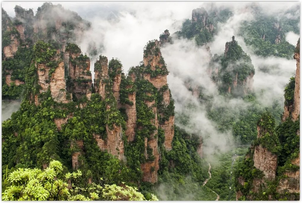 Tablou - Parcul Național Zhangjiajie, China (90x60 cm)