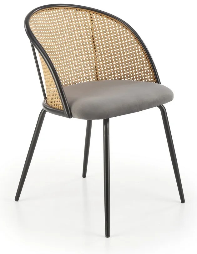 Scaun de bucaterie Nebel, gri