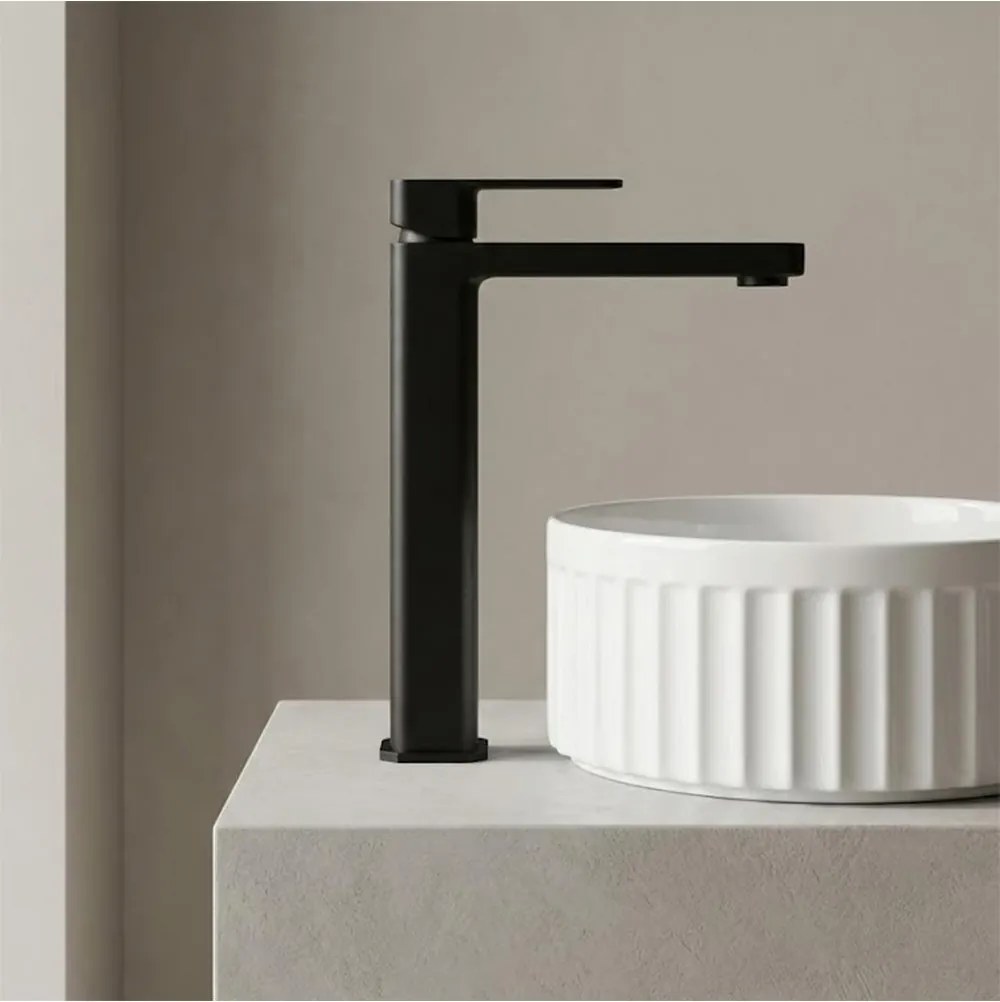 Baterie inalta lavoar Rea Arlo negru