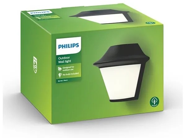 Aplică de exterior 1xE27/42W/230V IP44 Philips Massive 17389/30/PN