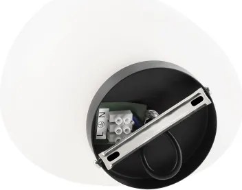BRILAGI - Plafonieră PEBBLES 1xE27/40W/230V Ø 20 cm neagră
