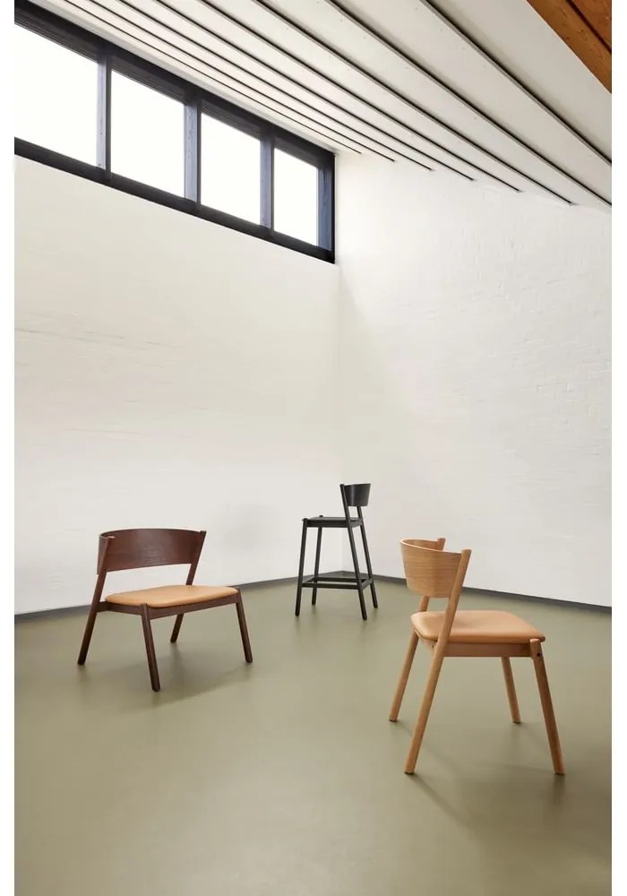 Fotoliu maro închis Oblique – Hübsch