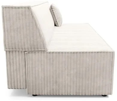 Canapea extensibilă 3 locuri cu spațiu de depozitare TERAMO bej