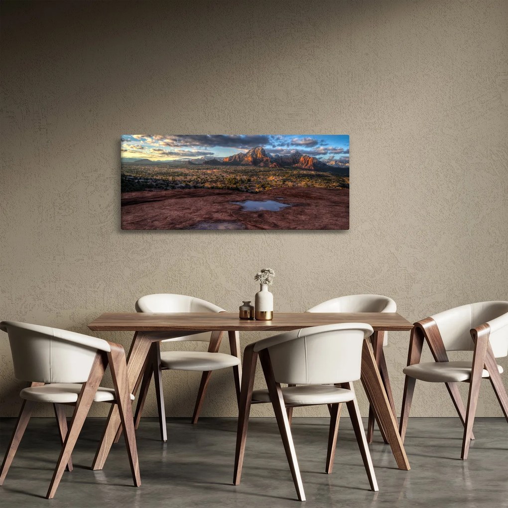 Tablou cu munți (120x50 cm)
