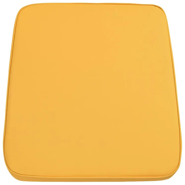 Perna de scaun pentru exterior VIREON 44x45 cm, mustar
