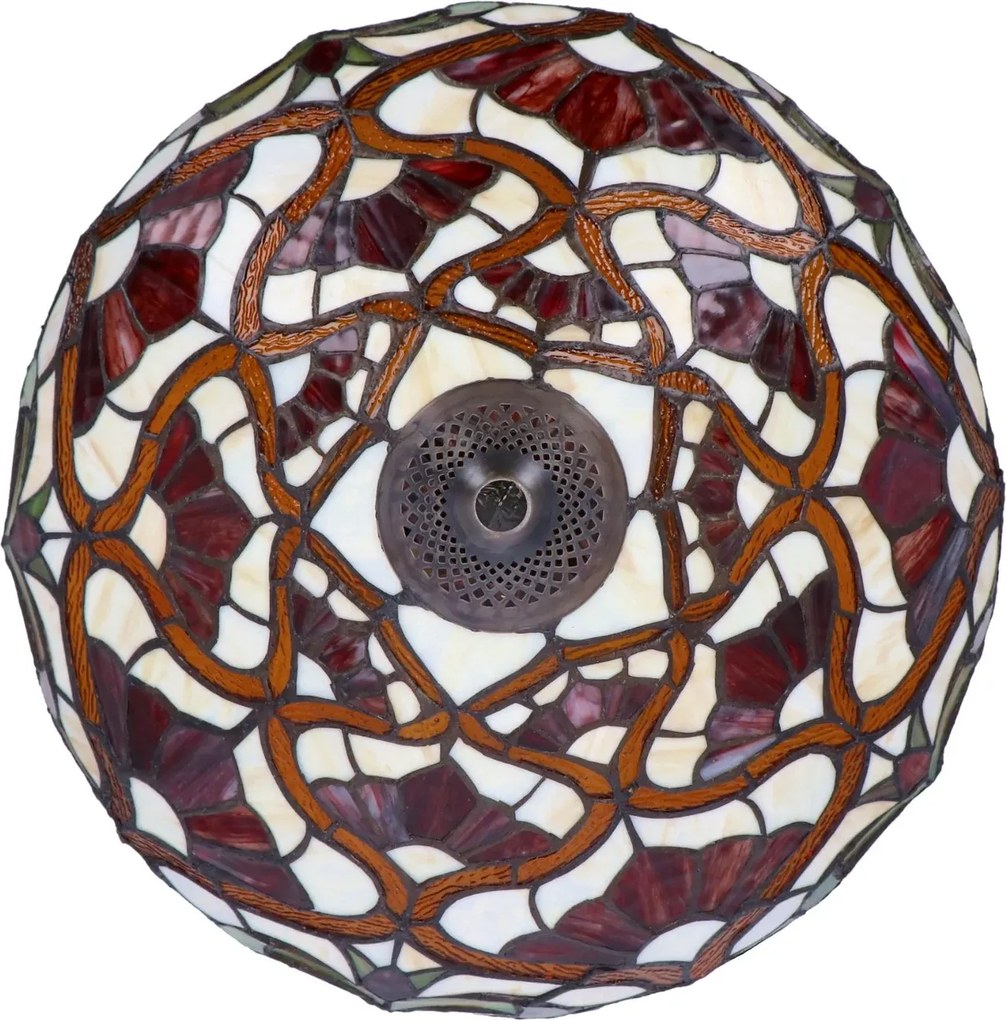 Lampa de masa Tiffany Bocciolo h 62 cm, abajur 40 cm