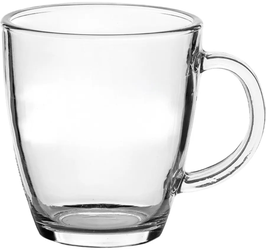 Set de căni din sticlă Florina Herbal, 365 ml, 6buc